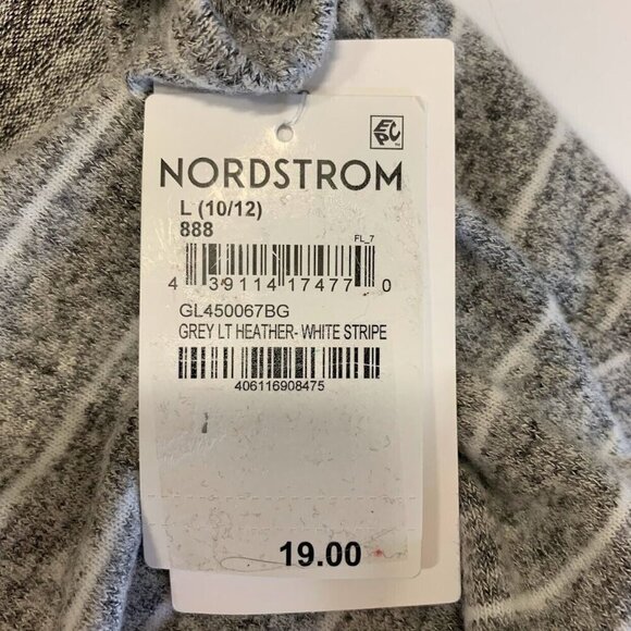 Nordstrom Girls Classic Relaxed Striped Thin Strapped Tank Top Size L NWT - Picture 5 of 11